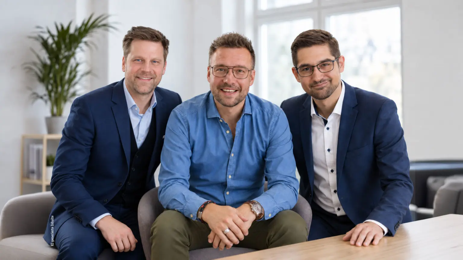 Maximilian Schulte, Frank Lauterbach und Christian Stadler (von links), die Referenten der Veranstaltung „Bock auf Business“ am Würzburger Hubland